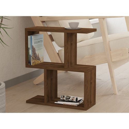 Bout De Canapé L45 Cm - Effet Noyer