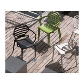 Chaise De Jardin En Plastique Blanc