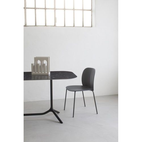 Chaise Design En Plastique Anthracite