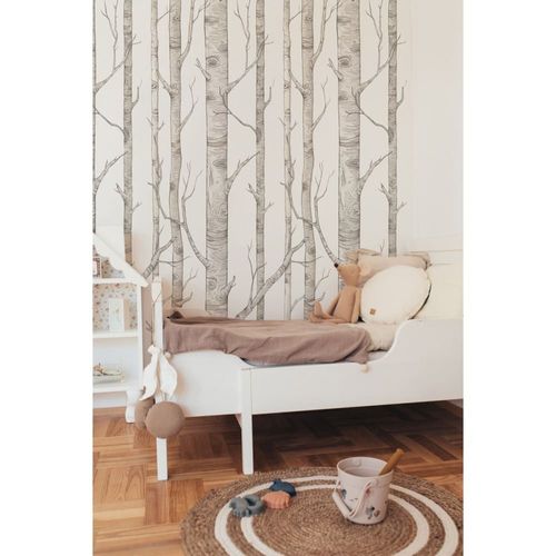 Papier peint forêt de bouleaux 50x280cm