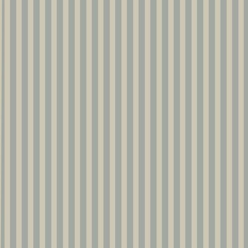 Papier peint à rayures vintage - beige bleu