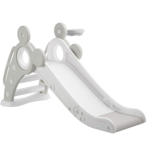 Toboggan Pliable Pour Enfants Avec Panier De Basket Gris