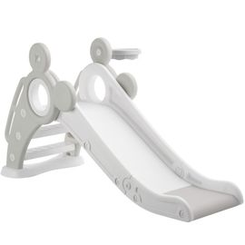 Toboggan Pliable Pour Enfants Avec Panier De Basket Gris