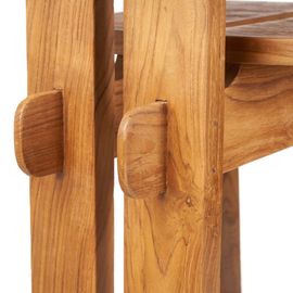 Tabouret De Bar En Bois De Teck