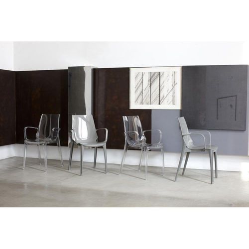 Chaise Design En Plastique Blanc