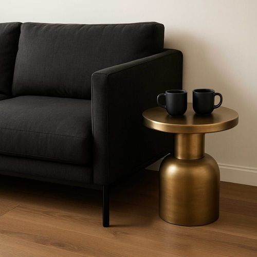 Table Basse Bout De Canapé 40 Cm Or