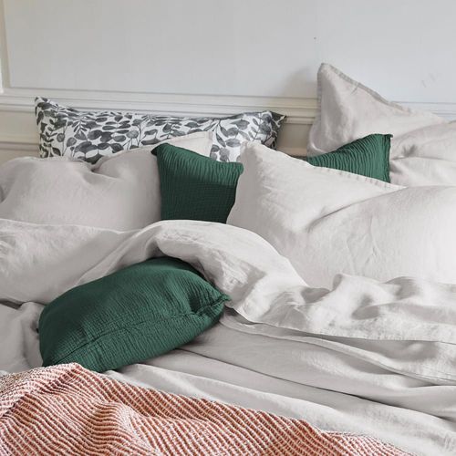Housse De Coussin En Gaze De Coton 40x40cm Cyprès