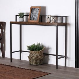 Console De Style Industriel En Aggloméré Marron