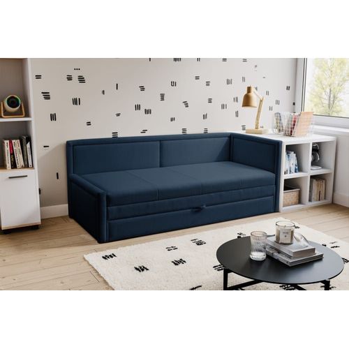 Lit Ado Avec Rangement, Deux Places, Bleu Marine