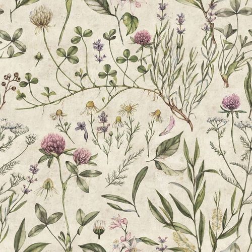 Papier peint jardin vintage 100x280cm