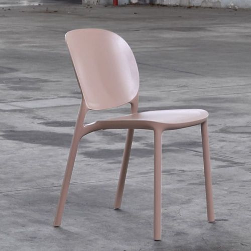 Chaise Design En Plastique Caramel