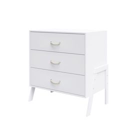 Commode À Langer 3 Tiroirs - Table À Langer Amovible Et Matelas