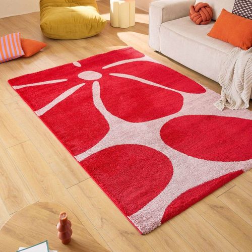 Tapis Vintage À Motif Floral - 80x140cm