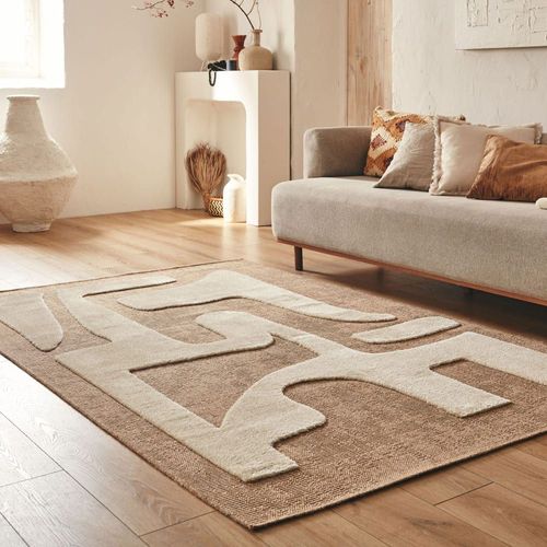Tapis Bohème À Motif Abstrait - 160x230cm