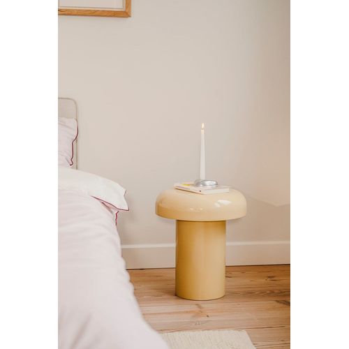 Table D'appoint En Acier, Jaune