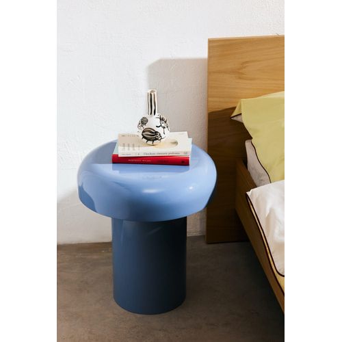 Table D'appoint En Acier, Bleu