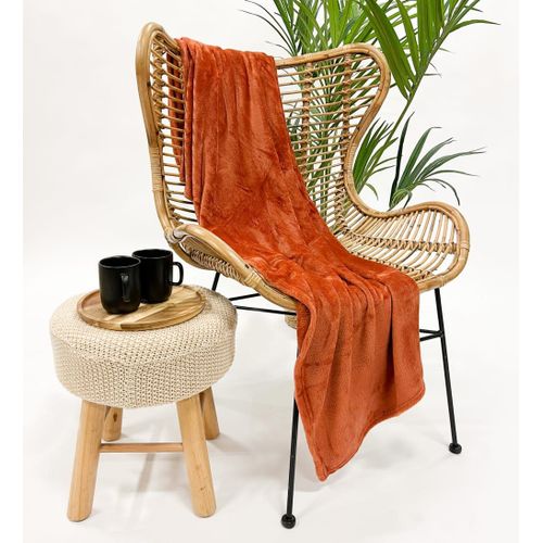 Plaid Sidney - Orange 140x180 Cm