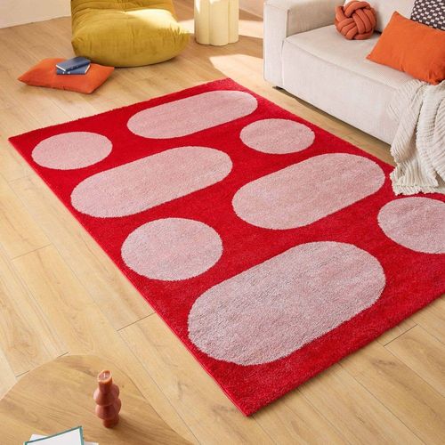 Tapis Vintage À Motif Rond - 200x280cm