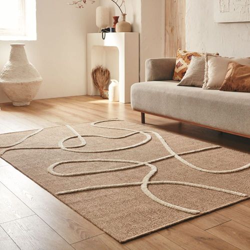 Tapis Bohème À Motif Organique - 160x230cm