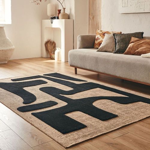 Tapis Bohème À Motif Abstrait - 120x160cm