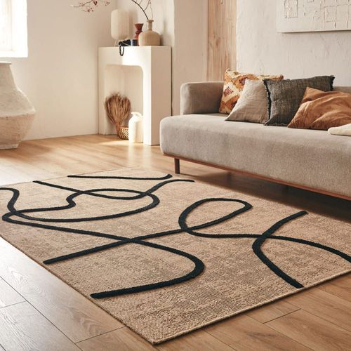 Tapis Bohème À Motif Organique - 120x160cm