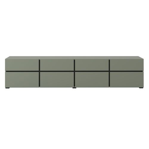 Meuble Tv 4 Portes 225 Cm Stratifiés Vert