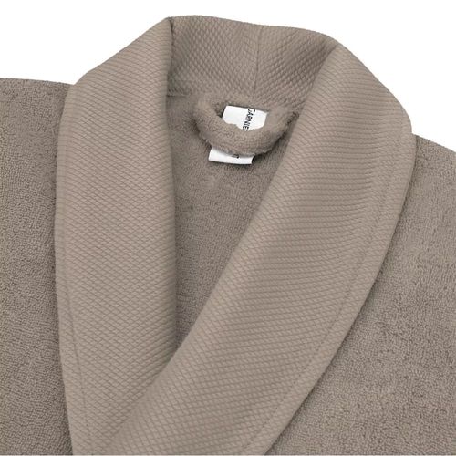 Peignoir Pur Coton Beige Taille L