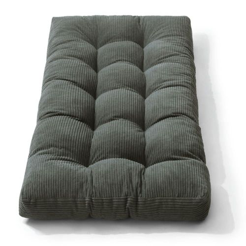 Matelas futon 90x190 cm gris foncé