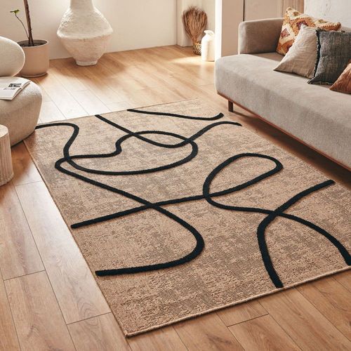 Tapis Bohème À Motif Organique - 160x230cm