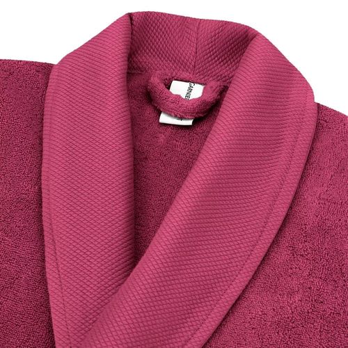 Peignoir Pur Coton Rose Taille S