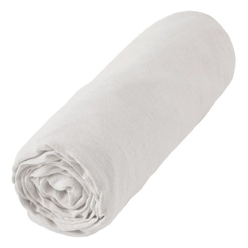Drap Housse Lin Français Unie 160x200 Cm