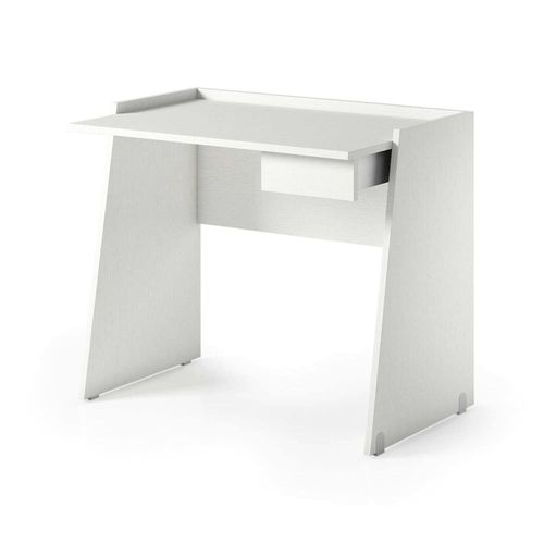 Bureau Effet Bois Blanc 90x60h80 Cm