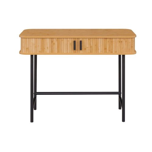 Console Style Contemporain 100 Cm Bois / Noir