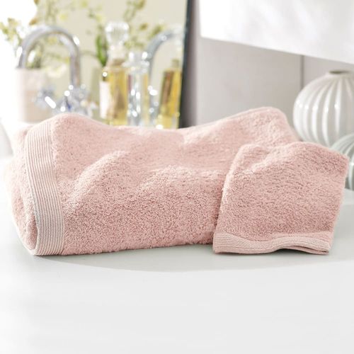 Serviette De Toilette En Coton 550 G/M² Rose Nude 50x100