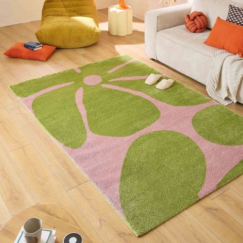 Tapis Vintage À Motif Floral - 80x140cm