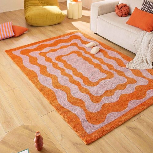 Tapis Vintage À Motif Festonné - 200x280cm