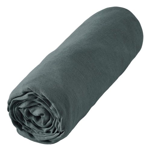 Drap Housse Lin Français Unie 180x200 Cm