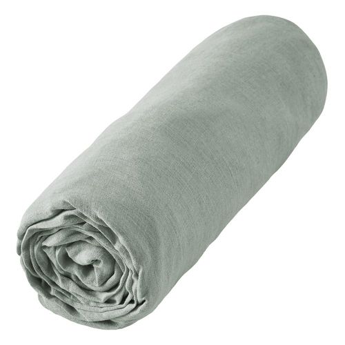 Drap Housse Lin Français Unie 160x200 Cm