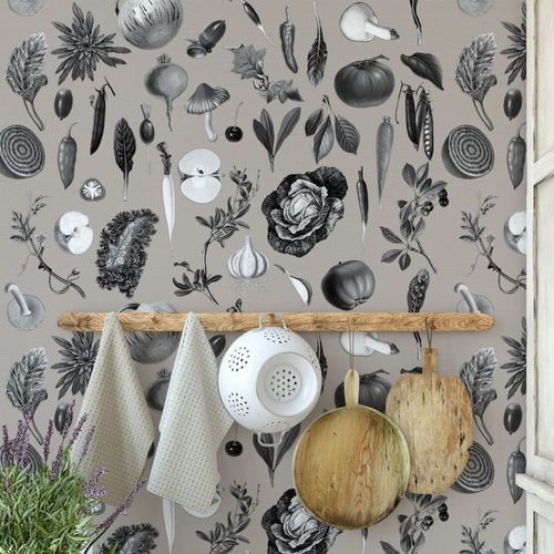 Papier Peint Cuisine,papier écologique fin,200x280cm,8 feuilles