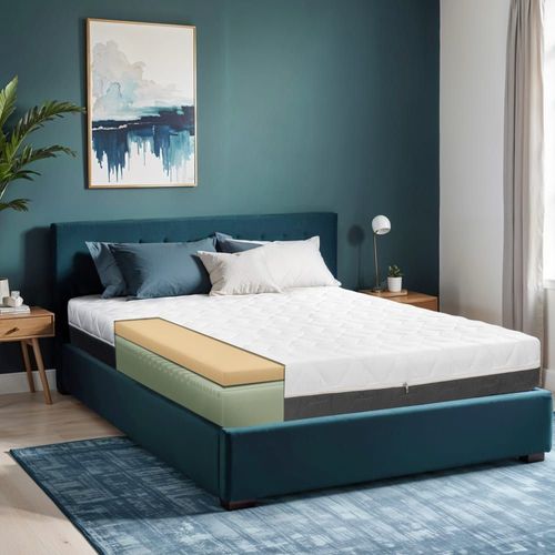 Matelas double couche à mémoire de forme 160x200 - 20cm - Moelleux