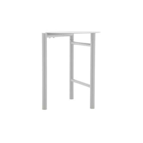 Tabouret En Acier Thermolaqué Gris Clair