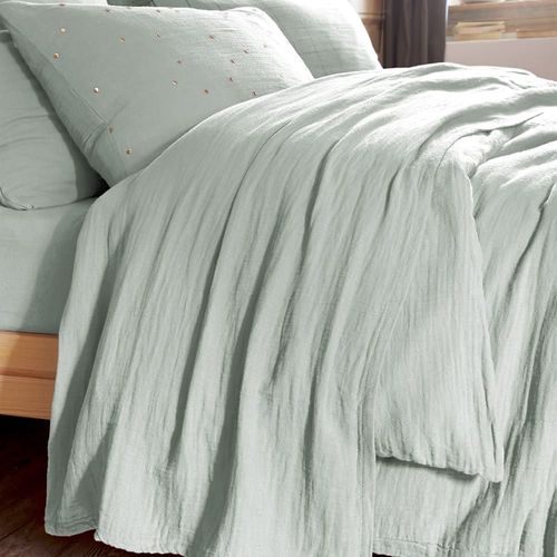 Drap Plat Gaze De Coton Unie 240x300 Cm