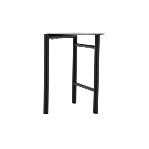 Tabouret En Acier Thermolaqué Noir