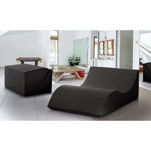 Lit Pliant En Simili Cuir Noir 100x200 Cm