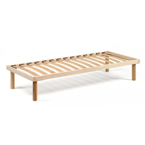 Sommier Double En Metal Gris 160x190 Cm
