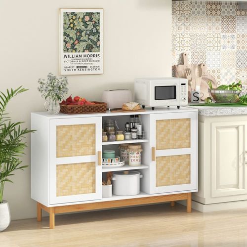 Meuble De Rangement De Cuisine Blanc