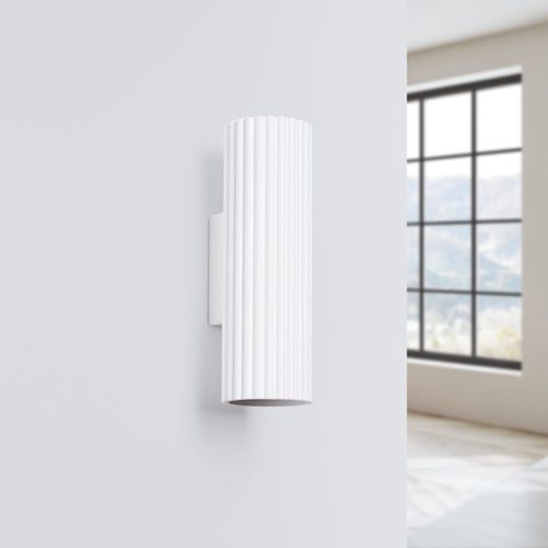 Applique Aluminium Blanc H 20 Cm