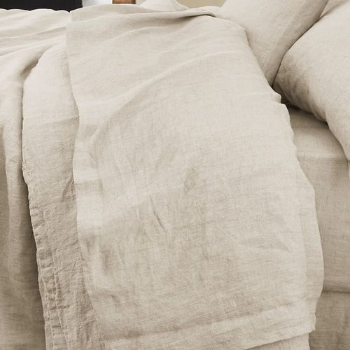 Drap Plat Lin Français Unie 240x300 Cm