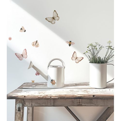 Stickers vinyle mat animaux, papillons et coccinelles, 29,7 x 42 cm