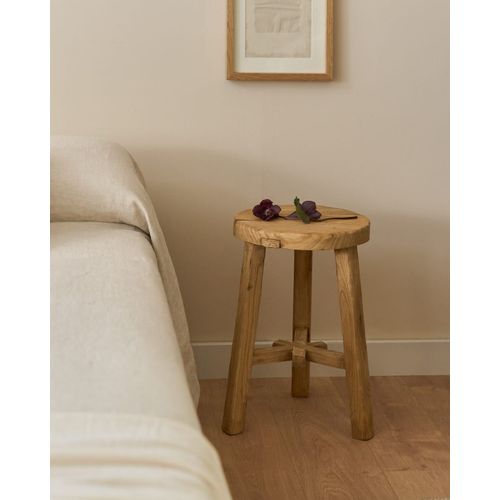 Tabouret Rustique En Bois